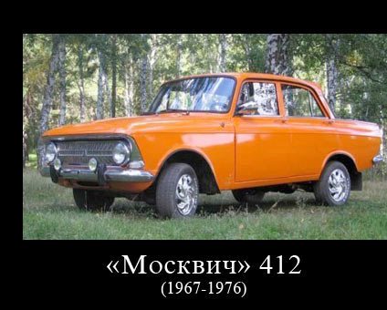 Москвич-412    1967-1976