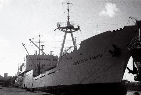 ПБ УС Советская  Родина  в порту Таллинна 1961