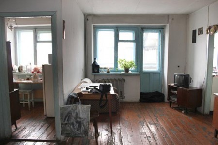 Таллин, типичный интерьер  нашей убитой  квартиры-двушки хрущевки