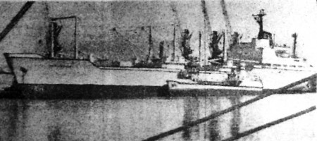 Нарвский залив - еще один новый рефрижератор ЭРПО Океан - 25 04 1971