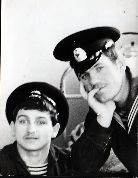 Солодилов и  Дима Делибалтов  в  ТМШ    1982 г.