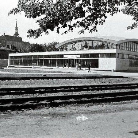 Зал ожидания Балтийского вокзала  1965