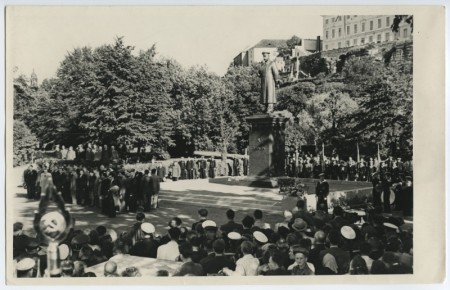 Митинг у монумента Сталину в Таллинне   1950