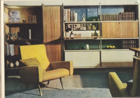 советский мебельный  дизайн 60-х  годов