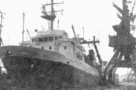 СТМ-8343 Озаричи –  пришел из Штральзунда после ремонта 17 04 1984