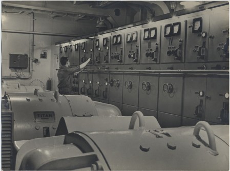 Электрогенераторы и главный щит пб  Йоханнес Варес 1965