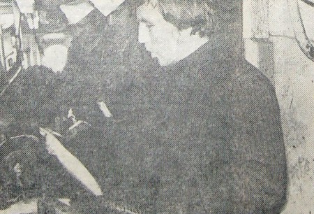 Пендонен Валерий  рыбмастер, матросы Сергей Майсак и Николай Мелихов  БМРТ-604 Рудольф Сирге  - 4 июня 1974 года