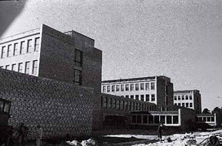 Вид нового здания инженерного факультета ТПИ в 1966 году