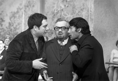 Зиновий Высоковский, Борис Рунге и Спартак Мишулин  1974