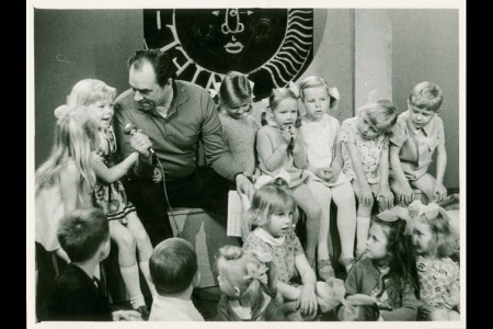 Георг Отс на детской передаче ЭТВ 1968