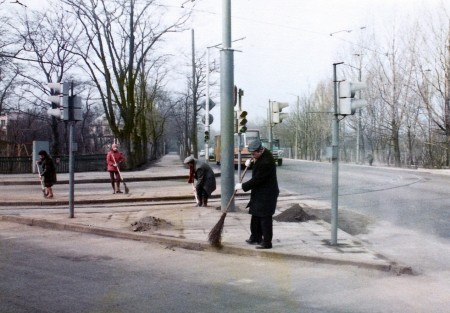 улица Нарва маантее ЭССР 1980 г.