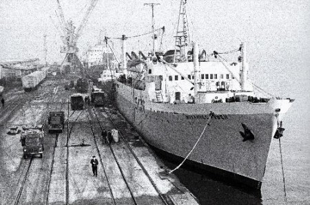 БМРТ Иоханнес Рувен в Рыбном порту Талина  1971