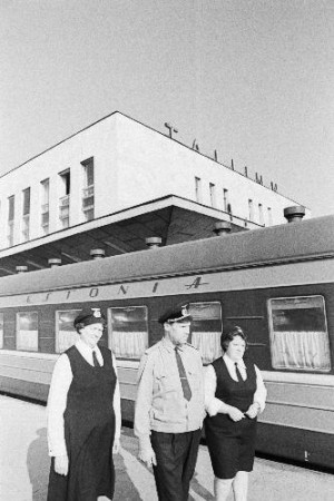 фирменный поезд Эстония  1978