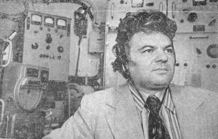 Кондратюк  Николай начальник радиостанции - Одиннадцать   лет   трудится   на СРТР-9057  07 05 1977