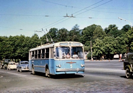 1967. Троллейбус ЗИУ-5 в Таллине