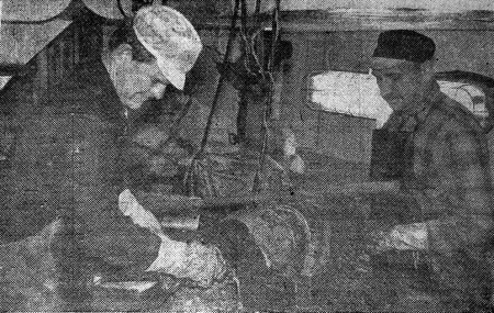 Тимофеев А. слесарь и   матроса второго   класса   М.  Пакуль - РТМС-7535 ЛЕМБИТ ПЭРН 11 01 1977