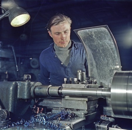 Токарь-скоростник Денис Вершинин, 1953