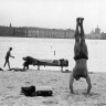 Ленинград. На пляже у Петропавловки, 1957 г.