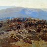 Атака Новочеркасского полка в бою на реке Шахе, 1907 год