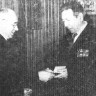 Игнатьев  Евгений Александрович (он справа) получает награду от завотделом организационно-партийной работы ЦК КПЭ  Э. Черевашко - 29 03 1988