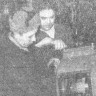 Оха А. бригадир электромонтажник и электромонтажник В. Олещук  - Плавмастерские  ЭРЭБ  23 03 1963