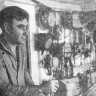 Сизов Григорий  матрос первого класса  на руле - БМРТ-355 АНТОН  ТАММСААРЕ 03 07 1973
