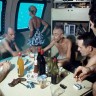 Жак–Ив Кусто с командой в подводном доме Морская звезда 1963.