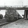 дизельный паровоз  TEP-60  на станции Юлемисте  1966