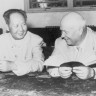 Правитель КНР Мао Цзэдун на встрече с Н.С. Хрущевым