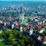 панорама  Таллина  и  вид  на  порт