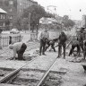 ремонт трамвайного пути на Тарту маантее   1972
