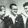 Ильин  И.  стармех в  центре, рефмеханик  Ю.  Фалолеев  справа  и  4-й  механик  Михаил  Мешков -  ПБ  Иоханнес  Варес  1965   год