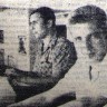 Любашевский В. 2-й помощник капитана  и Колос Ф. рулевой БМРТ 564  Иоханнес Семпер 1 апреляl 1972