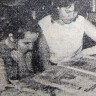 Запорожец Любовь официантка и камбузница Горбатюк  Мария  в свободное время на БМРТ 474  18 мая 1972