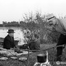 рыбалка  на  реке  Тьмака.  Калининская  область 1948  год