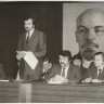 партийный и административный аппарат Эстрыбпром  обсуждает задачи Перестройки  -1986