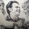 Нездойминога Михаил  матрос   БМРТ 536 Херман Арбон  с дочками-близнецами Аллой и Светой  5 августа 1972