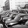новые Волги в таллинском Таксопарке 1969