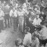 торжественный митинг на  судне при встреча. - БМРТ-350 Эвальд Таммлаан 03 07 1973
