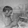 Рааг Андрес боцман все свободное время посвящает любимому занятию —изготовлению парусников -  БМРТ-474  ОСКАР СЕПРЕ  09 10 1973