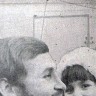 Пащенко Василий  3-й механик БМРТ-604 Рудольф  Сирге с дочерью Наташей - 25 12 1976