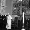 Нигулисте  - 1993 г. Папа римский в церкви Нигулистэ.