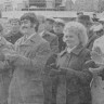 Торжественный митинг на судне по приходу в порт - ПБ  Иоханнес Варес 15 05 1973