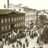 улица Нарва маантее  парад на Певческое поле Ревель  1910 г.