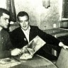 Ляпахин Борис  курсант  ТМУРП   и электрорадионавигатор В. Еремеев  ТР Бора - январь 1966 год